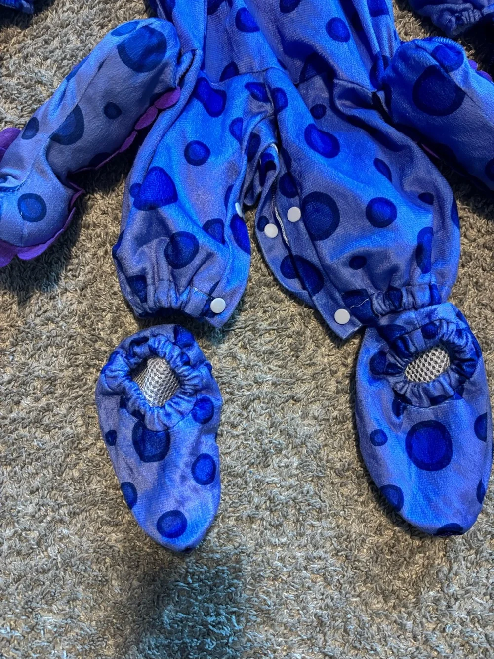 Octopus Kids Costume with Polka Dot Hood